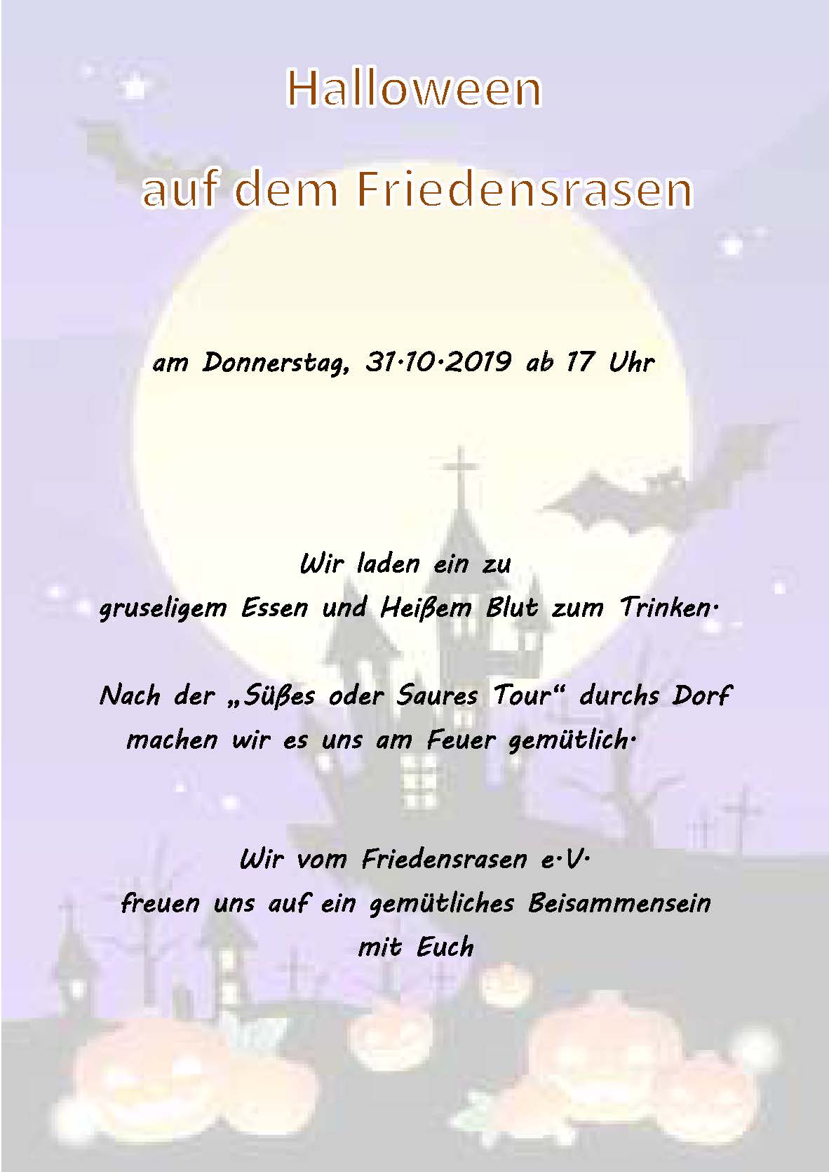 Halloween Flyer 2019